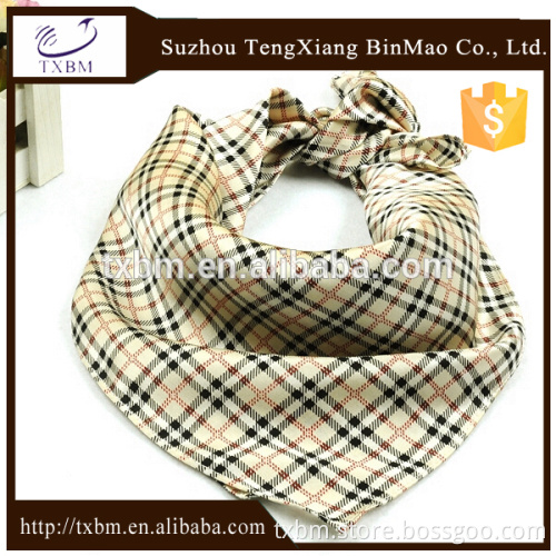 Customize Luxury 100% silk square scarves for men digital printed scarf